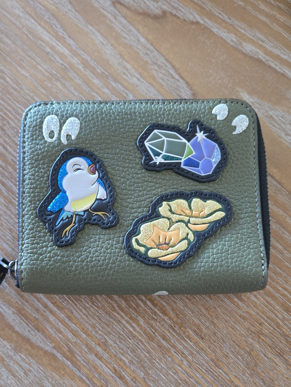 COACH x DISNEY WALLET Spooky Eyes SNOW WHITE Small Zip Around A DARK FAIRY TALE
